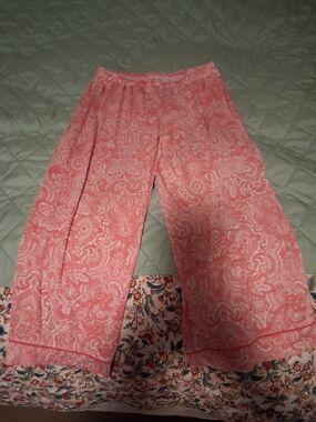 Secret Treasures Pink Paisley Lounge Pajama Pants